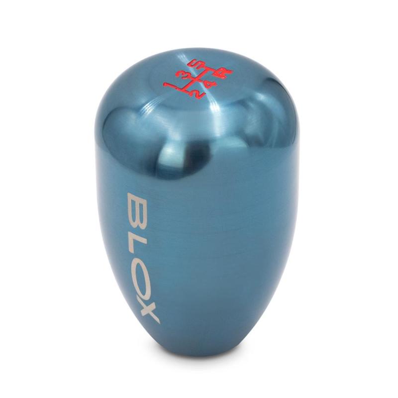 BLOX Racing 5-Speed Billet Shift Knob - Torch Blue 10x1.5mm BLOX Racing