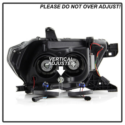 Spyder Toyota Tacoma 16-18 (SR5 Model Only) Projector Headlights Black Smoke PRO-YD-TT16-LB-BSM SPYDER