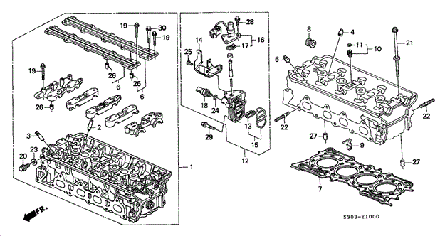 OEM Honda VTEC Solenoid Gasket Civic 1996-2005 (36172-P08-015) + (15825-P2M-005)