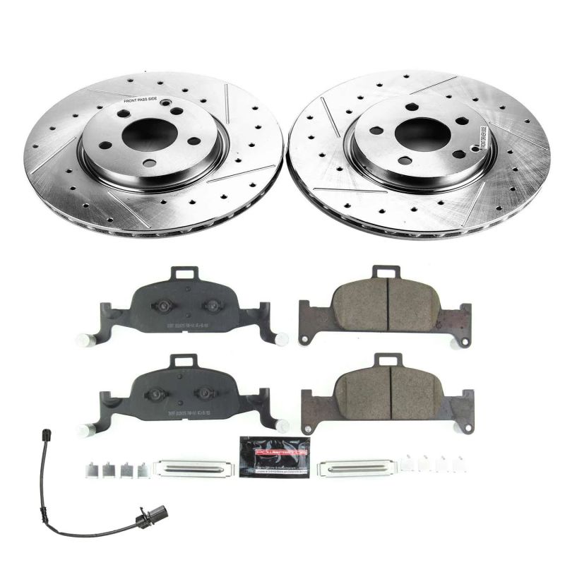 Power Stop 18-22 Audi Q5 Front Z23 Evolution Brake Kit