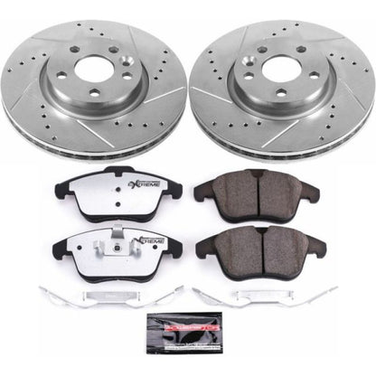 Power Stop 15-18 Volvo S60 Front Z36 Truck & Tow Brake Kit PowerStop