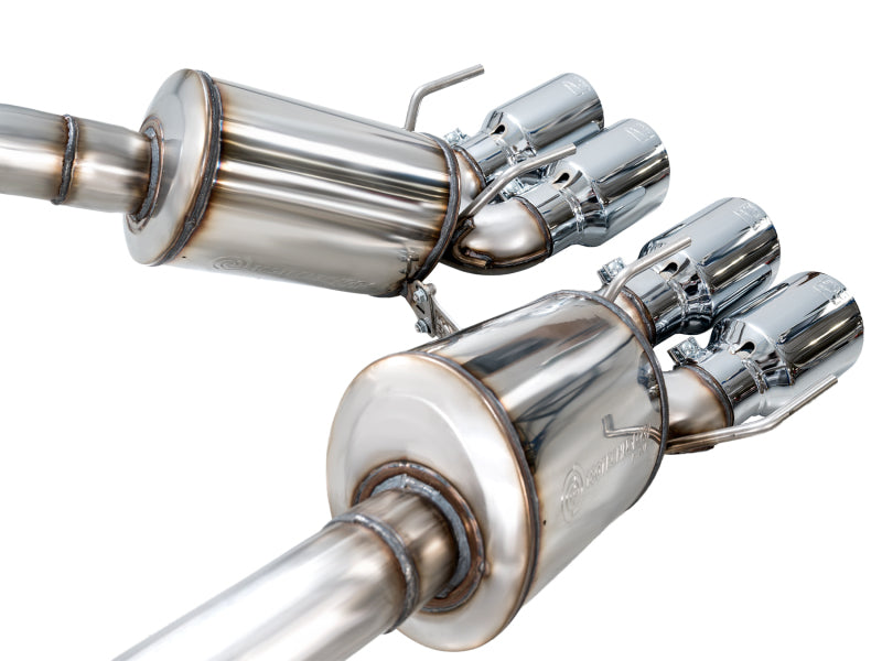 AWE Tuning 05-07 C6 Chevrolet Corvette 6.0L Touring Edition Axleback Exhaust w/ Chrome Silver Tips