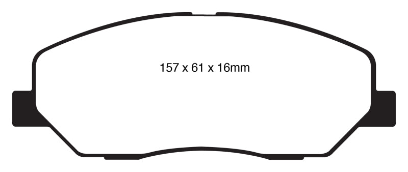 EBC RedStuff Front Brake Pads - DP31821C EBC