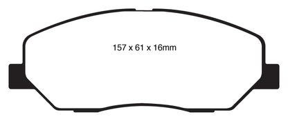EBC RedStuff Front Brake Pads - DP31821C EBC