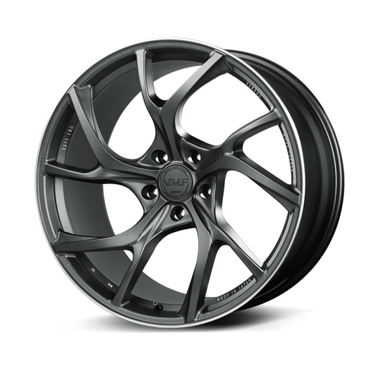 Versus Mode Forged C-01 19x8.5 +45 5x108 Wheel - Matte Gunblack / Rim Edge Diamond Cut - Part WTVC245RMK
