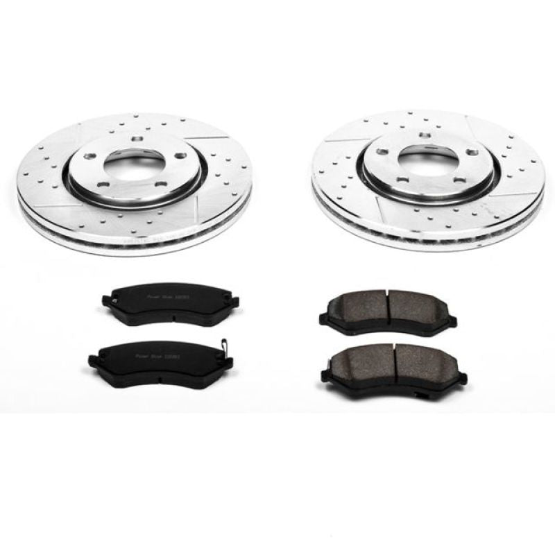 Power Stop 03-07 Chrysler Town & Country Front Z23 Evolution Sport Brake Kit PowerStop