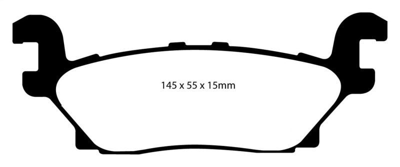 EBC GreenStuff Rear Brake Pads - DP61760 EBC