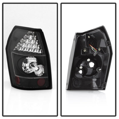 Spyder Dodge Magnum 05-08 LED Tail Lights Black ALT-YD-DMAG05-LED-BK SPYDER