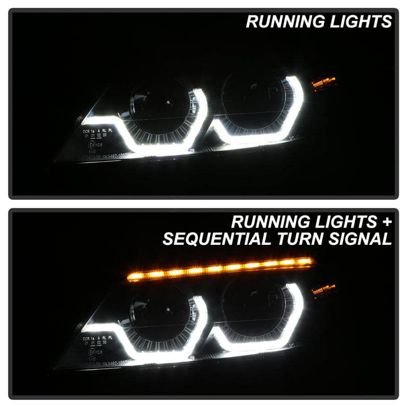 Spyder BMW Z4 09-13 Projector Headlights (Not Comp w Halogen) Black PRO-YD-BMWZ409HID-AFSSEQ-BK SPYDER