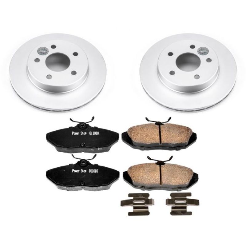 Power Stop 93-97 Ford Thunderbird Rear Z17 Evolution Geomet Coated Brake Kit PowerStop