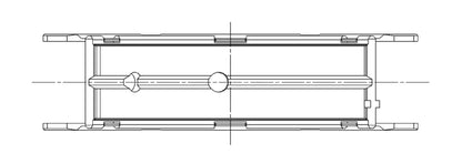 ACL 4M2273H-.25 GM 170 LAU/LP1/LP9/183 LF1/217 LFX/LLT/LY7 .25mm Oversized Main Bearing Set