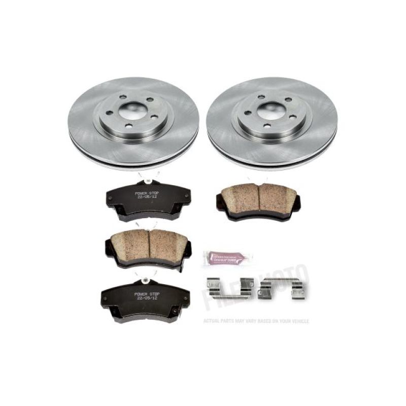 Power Stop 01-10 Chrysler PT Cruiser Front Autospecialty Brake Kit PowerStop