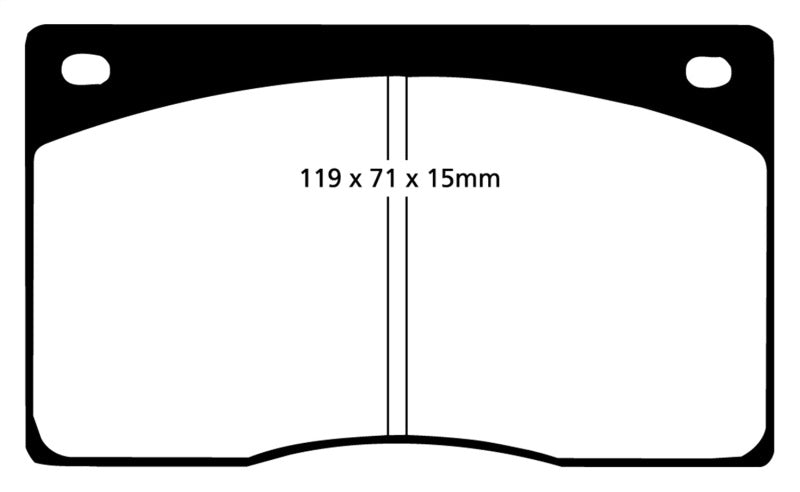 EBC YellowStuff Front Brake Pads - DP4262R EBC