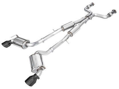AWE 2023 Nissan Z RZ34 RWD Touring Edition Catback Exhaust System w/ Diamond Black Tips AWE Tuning