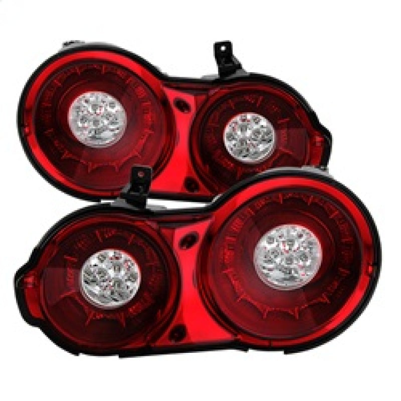 Spyder 09-15 Nissan GTR LED Tail Lights Red Clear ALT-YD-NGTR09-LED-RC SPYDER