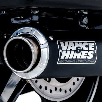 Vance & Hines 17-24 Harley Davidson Touring Supersport Slip-On - Black