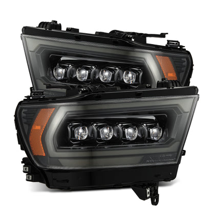 AlphaRex 880577 19-23 Dodge Ram 1500 (MK II 2500 Style) NOVA-Series LED Projector Headlights Alpha-Black