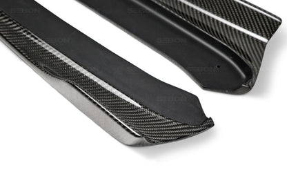 Seibon MB-style carbon fiber rear lip for 2015-2021 Subaru WRX/STI - RL15SBIMP-MB