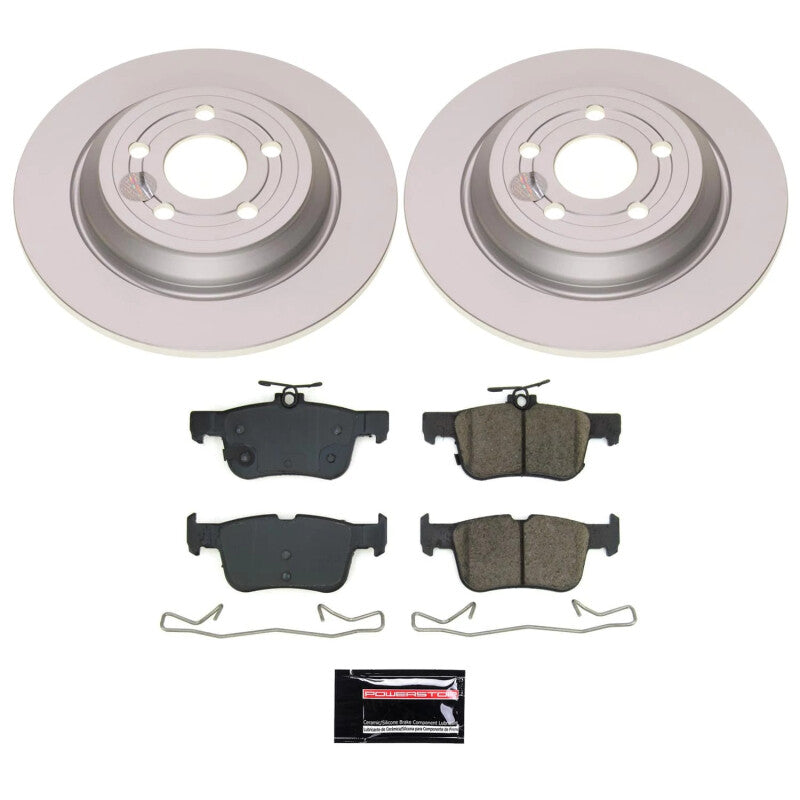 Power Stop 2023 Ford Bronco Sport Rear Z17 Coated Brake Kit PowerStop