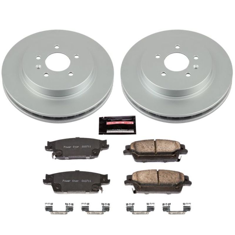 Power Stop 06-07 Cadillac CTS Rear Z17 Evolution Geomet Coated Brake Kit PowerStop