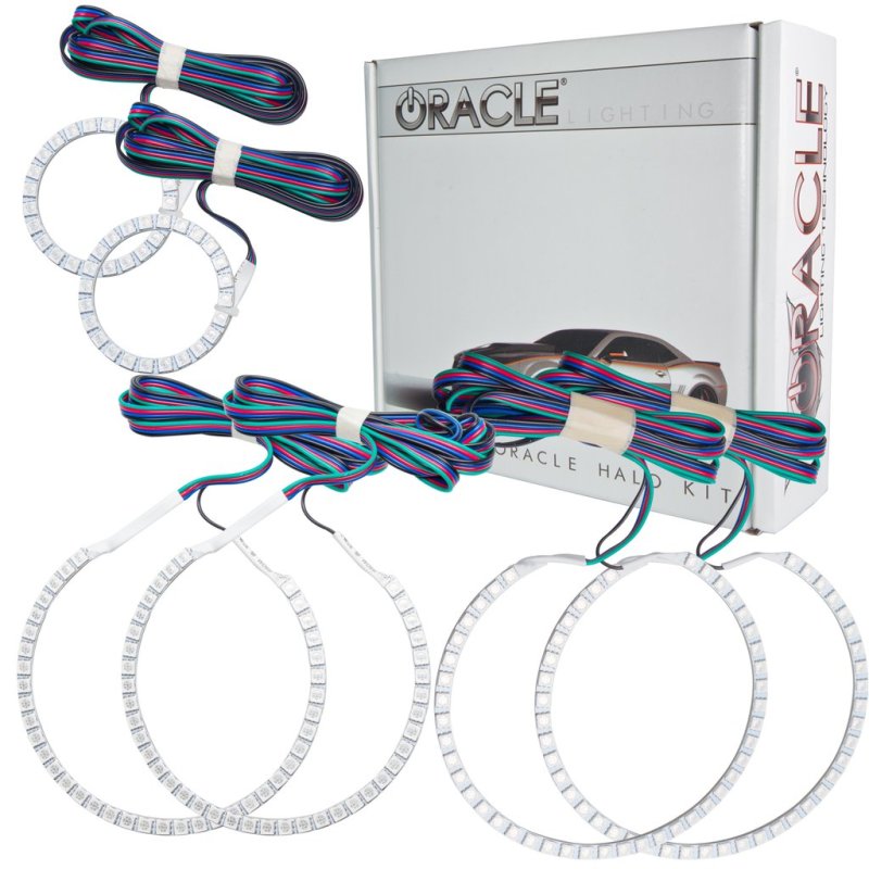 Oracle Dodge Charger 05-10 Triple Ring Halo Kit - ColorSHIFT w/ BC1 Controller ORACLE Lighting