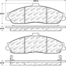 Load image into Gallery viewer, StopTech Street Disc Rear Brake Pads - 305.07310