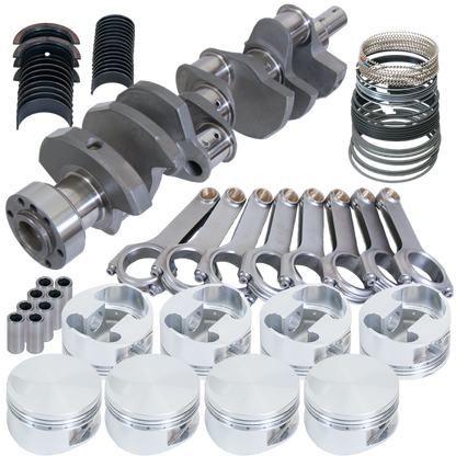 Eagle Chevy 454 1Pc 4.000in Crank 6.385in H-Beam -3cc Flat Top 4.310in Pistons Rotating Assembly