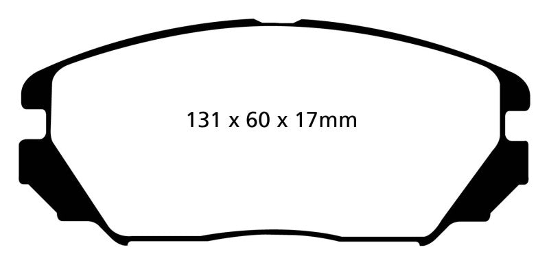 EBC RedStuff Front Brake Pads - DP31757C EBC