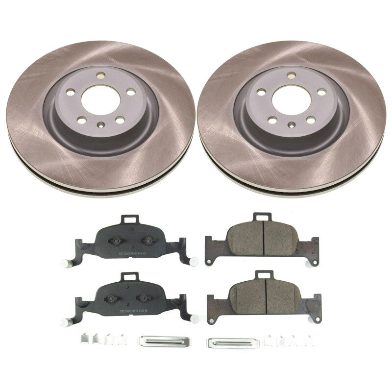 Power Stop 2021 Audi Q5 Sportback Front Semi-Coated Rotor Kit PowerStop