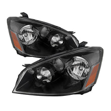 Load image into Gallery viewer, Xtune Nissan Altima 05-06 Halogen Model Only OEM Style Headlights Black HD-JH-NA05-OE-BK SPYDER