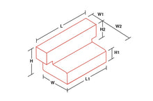 Load image into Gallery viewer, Deezee Universal Tanks - Auxiliary L-Shape Brite-Tread Aluminum (80 Gal)