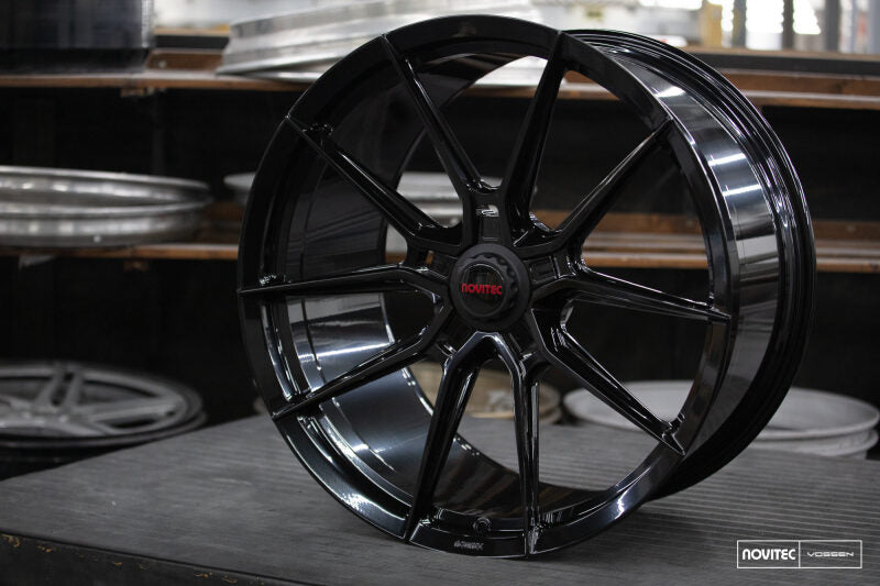 Vossen x Novitec NF10 22x11.5 ET:29 Gloss Black Ferrari 296 Rear Wheel
