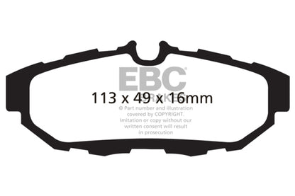 EBC Ultimax2 Rear Brake Pads - UD1465 EBC