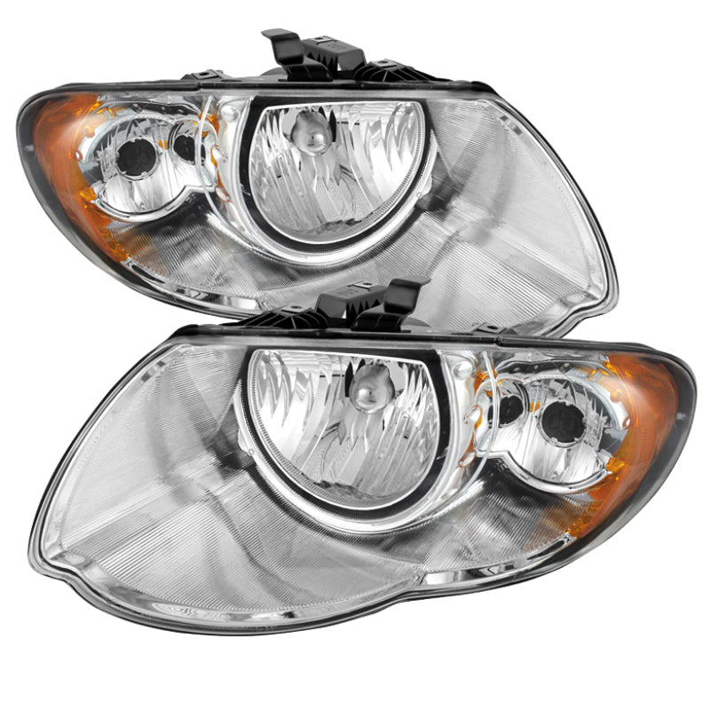 Xtune Chrysler Town & Country 05-07 Crystal Headlights Chrome HD-JH-CHRTC05-AM-C SPYDER