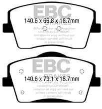 Load image into Gallery viewer, EBC YellowStuff Front Brake Pads - DP42365R