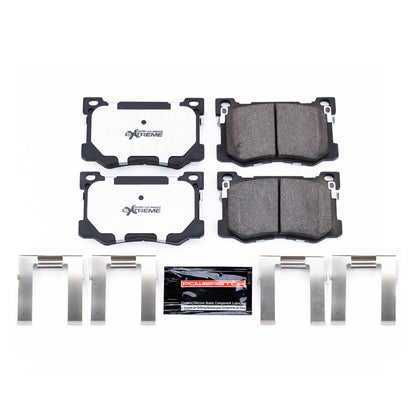 Power Stop 17-19 Genesis G80 Front Z26 Extreme Street Brake Pads w/Hardware PowerStop
