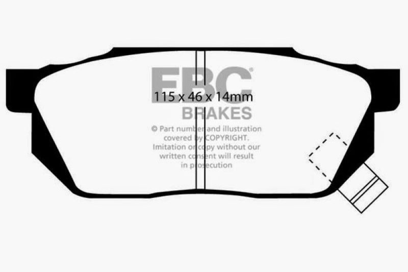 EBC Ultimax2 Front Brake Pads - UD256 EBC
