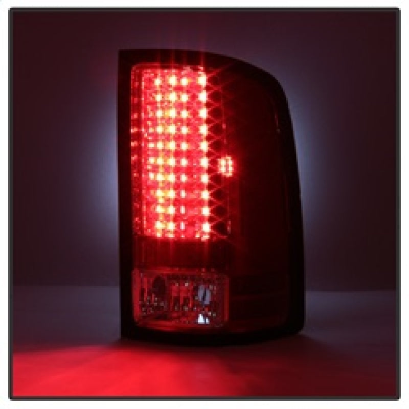 Spyder GMC Sierra 07-13 (Not 3500 Dually 4 Rear Wheels)LED Tail Lights Red Clear ALT-YD-GS07-LED-RC SPYDER