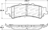 StopTech Premium Ceramic Brake Pads - 308.07920