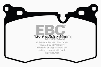 EBC GreenStuff Front Brake Pads - DP21854 EBC