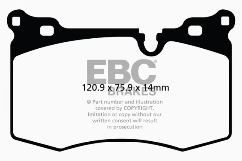 EBC GreenStuff Front Brake Pads - DP21854