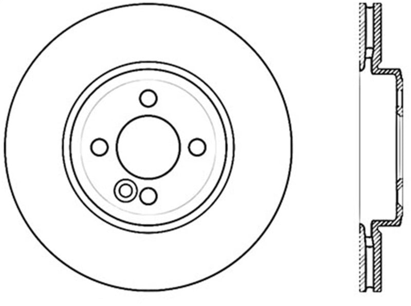 StopTech Drilled Sport Brake Rotor Stoptech