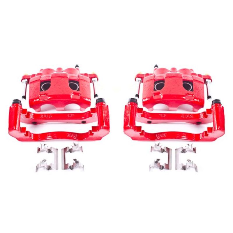 Power Stop 06-11 Buick Lucerne Front Red Calipers w/Brackets - Pair PowerStop