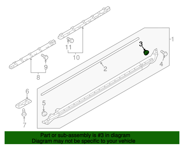 Genuine OEM Volvo Spring Nut (30640541) X1