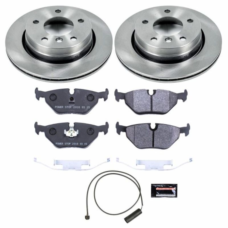 Power Stop 98-99 BMW 323i Rear Track Day Brake Kit PowerStop