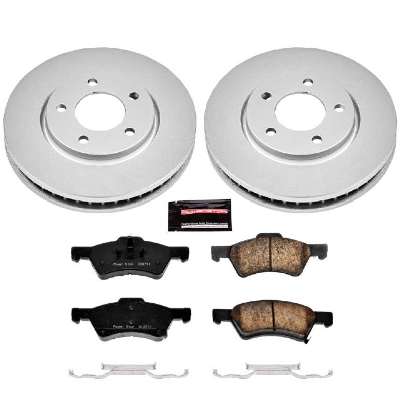 Power Stop 01-07 Chrysler Town & Country Front Z17 Evolution Geomet Coated Brake Kit PowerStop