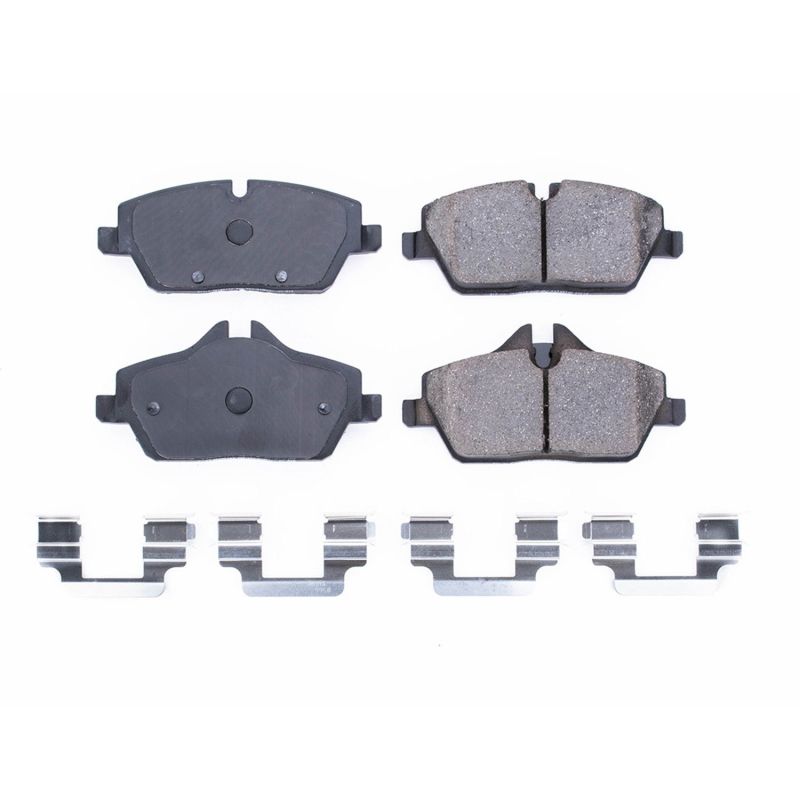 Power Stop 07-19 Mini Cooper Front Z17 Evolution Ceramic Brake Pads w/Hardware PowerStop