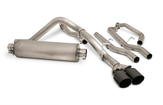 Gibson 22-23 TOYOTA TUNDRA 3.5L-T V6 ,STAINLESS BLACK ELITE DUAL SPORT EXHAUST - 67104B Gibson