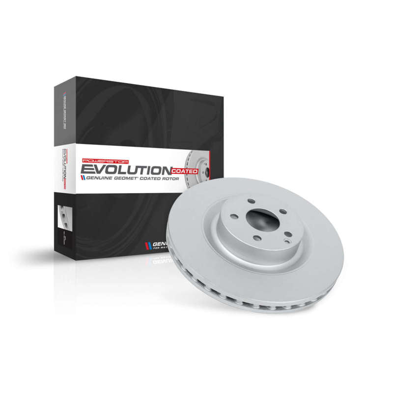 Power Stop 06-09 Audi A4 Front Evolution High Carbon Geomet Coated Rotor PowerStop