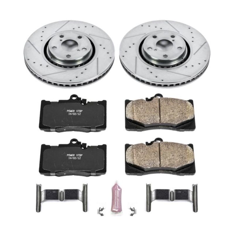 Power Stop 07-11 Lexus GS350 Front Z23 Evolution Sport Brake Kit PowerStop